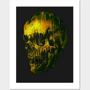 Melting Skull Posters and Art